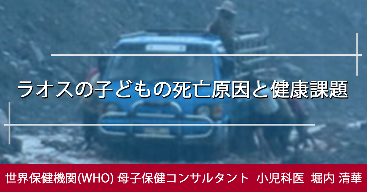 ラオスの子どもの死亡原因と健康課題 研究室